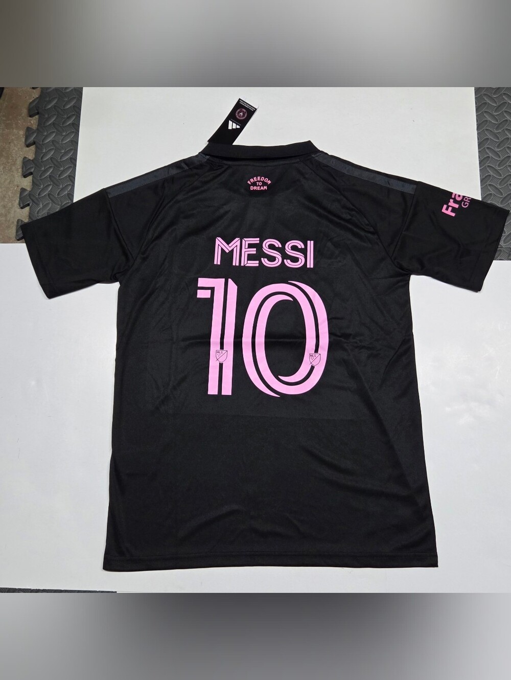 Adidas 2026 FC  INT Miami Lionel messi Away Polo Black/ Pink Mens Size M Limit